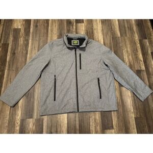 Propel Bass Engineered Mens‎ Zip Up Jacket Gray Size XXL